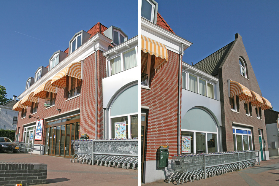 Idioom Architecten - Opheusden - nieuwbouw supermarkt en appartementen aan de Dorpstraat